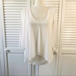 IZ BYER White Blouse Size Medium